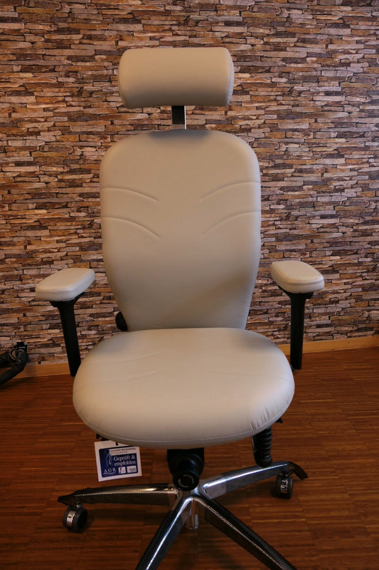 Haider Bioswing 460 iQ - LEDER Lightgrey - Einzelstück